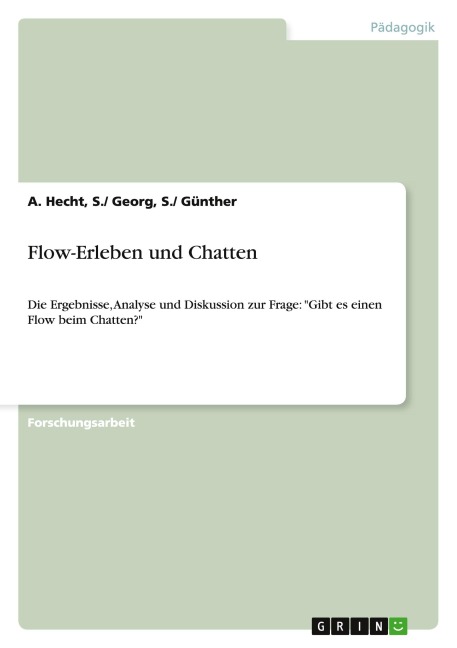 Flow-Erleben und Chatten - S. Georg Hecht