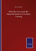 Cover-Bild zum Titel 'Kritische Grammatik der Sanskrita-Sprache in kürzerer Fassung' von 'Franz Bopp'
