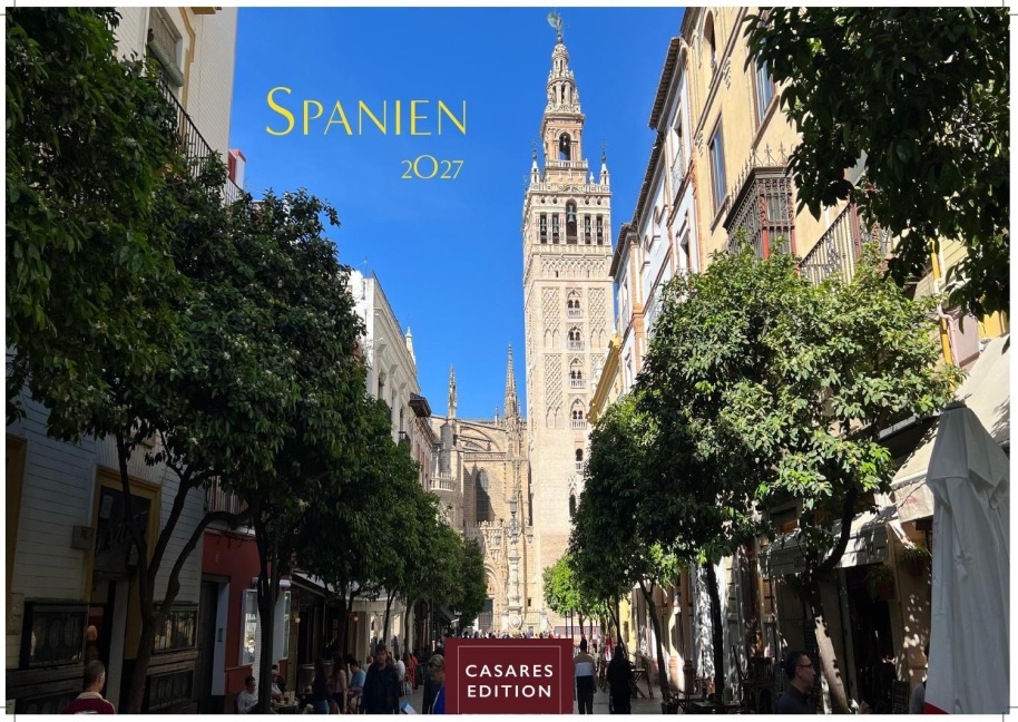 Spanien Kalender 2027 - Wandkalender | Fotokalender Spanien 24x35 cm- Premium . mit 12 faszinierenden Fotos - 