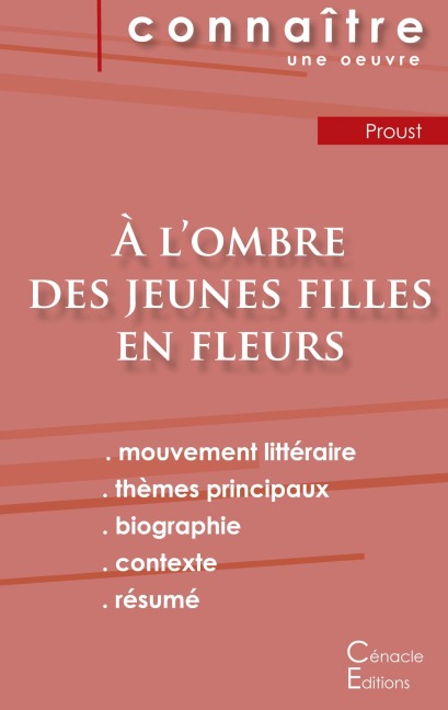 Fiche de lecture À l'ombre des jeunes filles en fleurs de Marcel Proust (analyse littéraire de référence et résumé complet) - Marcel Proust