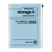 Cover-Bild zum Titel 'MARK'S 2025/26 Taschenkalender, A5 Storage.it // Blue' von ''