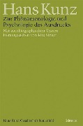 Zur Phänomenologie und Psychologie des Ausdrucks - Hans Kunz