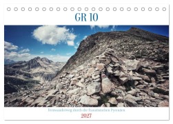 Cover-Bild zum Titel 'GR 10 Fernwanderweg durch die französischen Pyrenäen (Tischkalender 2027 DIN A5 quer), CALVENDO Monatskalender' von 'Jan M.'