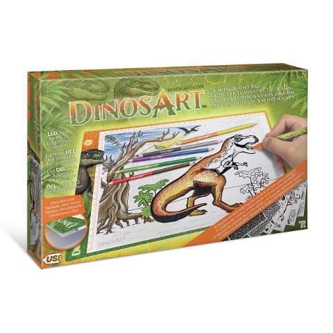 Dino Leuchtpad zum Nachzeichnen - 