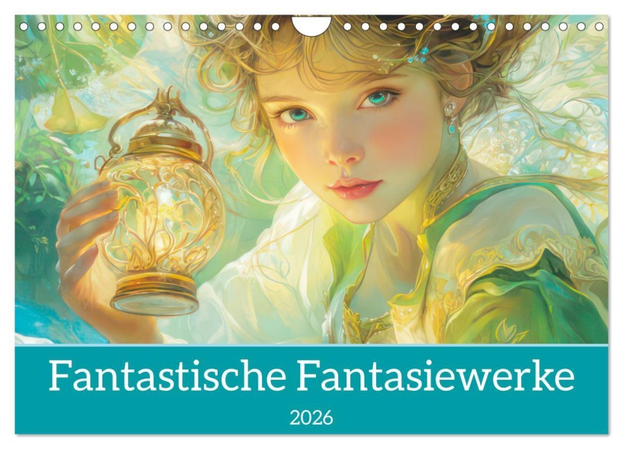 Fantastische Fantasiewerke (Wandkalender 2026 DIN A4 quer), CALVENDO Monatskalender - Liselotte Brunner-Klaus