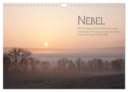 Cover-Bild zum Titel 'NEBEL (Wandkalender 2026 DIN A4 quer), CALVENDO Monatskalender' von 'Heiko Kapeller'