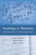 Cover-Bild zum Titel 'Psychology for Musicians' von 'Andreas C. Lehmann, John A. Sloboda, Robert H. Woody'