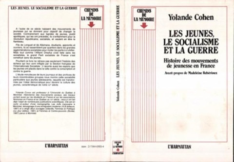 Les jeunes, le socialisme et la guerre - Cohen