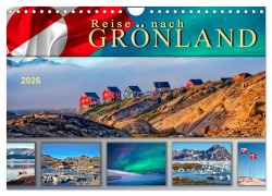 Cover-Bild zum Titel 'Reise nach Grönland (Wandkalender 2026 DIN A4 quer), CALVENDO Monatskalender' von 'Peter Roder'