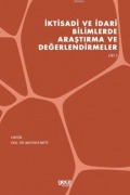 Cover-Bild zum Titel 'Iktisadi ve Idari Bilimlerde Arastirma ve Degerlendirmeler Cilt 2' von 'Kolektif'
