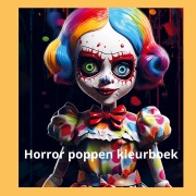 Cover-Bild zum Titel 'Horror poppen kleurboek' von 'TaJeSa for you'