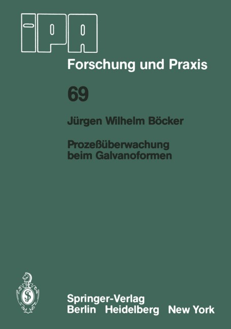 Prozeßüberwachung beim Galvanoformen - J. W. Böcker