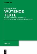 Cover-Bild zum Titel 'Wütende Texte' von 'Alfred Stumm'