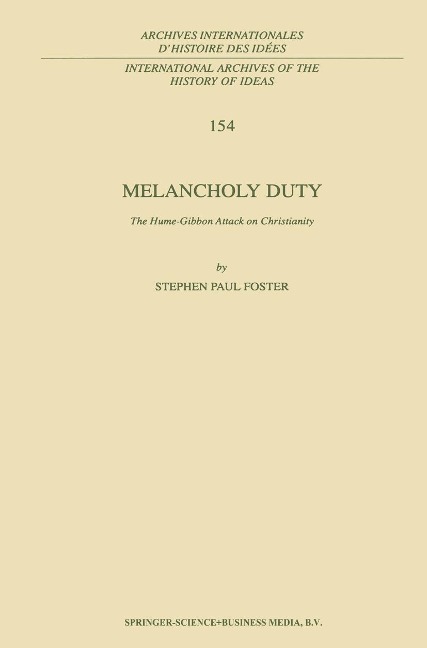 Melancholy Duty - S. P. Foster