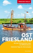 Cover-Bild zum Titel 'TRESCHER Reiseführer Ostfriesland' von 'Enno Wiese'