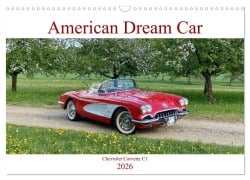 Cover-Bild zum Titel 'American Deam Car Corvette C1 (Wandkalender 2026 DIN A3 quer), CALVENDO Monatskalender' von 'Michael Brückmann'