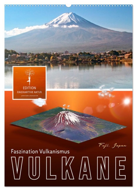 Vulkane - Faszination Vulkanismus (Wandkalender 2026 DIN A2 hoch), CALVENDO Monatskalender - Peter Roder