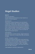 Cover-Bild zum Titel 'Hegel-Studien / Hegel-Studien Band 27 (1992)' von ''