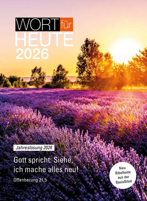 Wort für heute 2026 - Großdruck-Buchkalender - 