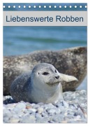Cover-Bild zum Titel 'Liebenswerte Robben (Tischkalender 2026 DIN A5 hoch), CALVENDO Monatskalender' von 'Kattobello Kattobello'