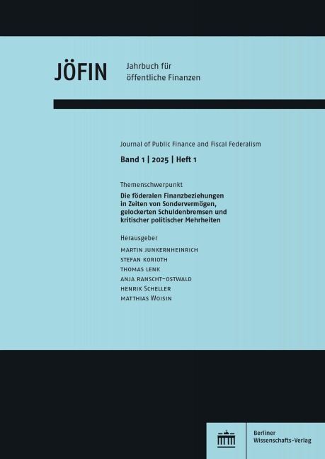 Jahrbuch für öffentliche Finanzen 1 (2025) 1 - 
