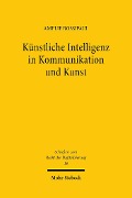 Cover-Bild zum Titel 'Künstliche Intelligenz in Kommunikation und Kunst' von 'Amelie Rossipaul'