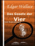 Cover-Bild zum Titel 'Das Gesetz der Vier (mit Illustrationen)' von 'Edgar Wallace'