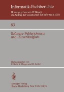 Cover-Bild zum Titel 'Software-Fehlertoleranz und -Zuverlässigkeit' von ''