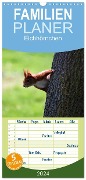 Familienplaner 2024 - Eichhörnchen mit 5 Spalten (Wandkalender, 21 x 45 cm) CALVENDO - SchnelleWelten SchnelleWelten