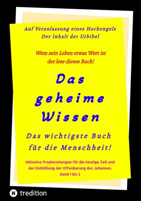 2. Auflage 1. Band von Neuaufbau der Urbibel - Johannes Greber, Paul Rießler