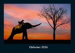 Cover-Bild zum Titel 'Elefanten 2026 Fotokalender DIN A4' von 'Tobias Becker'