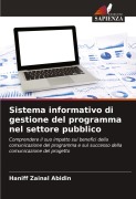 Cover-Bild zum Titel 'Sistema informativo di gestione del programma nel settore pubblico' von 'Haniff Zainal Abidin'