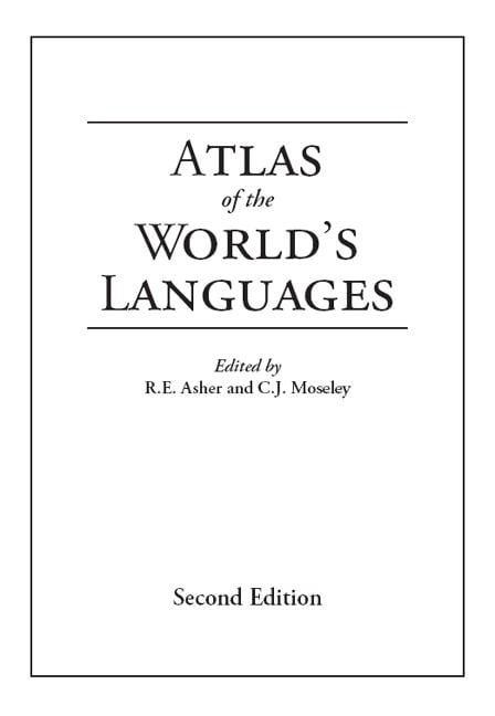 Atlas of the World's Languages - 