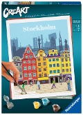 Cover-Bild zum Titel 'Ravensburger CreArt - Malen nach Zahlen 23520 - Colorful Stockholm - ab 12 Jahren' von ''