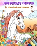 Aandoenlijke paarden - Kleurboek voor kinderen - Creatieve en grappige scènes van lachende paarden - Colorful Fun Editions