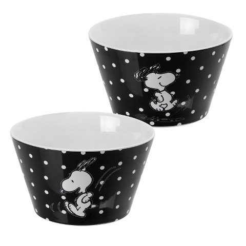 bowl - Black dots - 