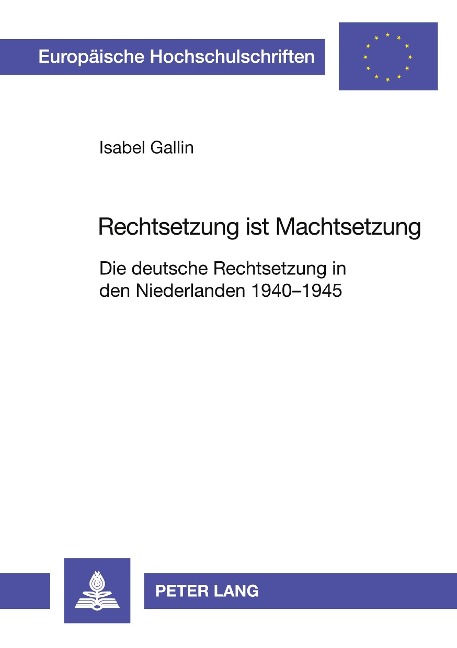 Rechtsetzung ist Machtsetzung - Isabel Julia Gallin