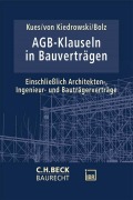 Cover-Bild zum Titel 'AGB-Klauseln in Bauverträgen' von ''