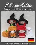 Cover-Bild zum Titel 'Halloween Mädchen: Amigurumi Häkelanleitung' von 'Sayjai Thawornsupacharoen'
