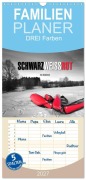 Cover-Bild zum Titel 'Familienplaner 2027 - Schwarz - Weiß - Rot mit 5 Spalten (Wandkalender, 21 x 45 cm) CALVENDO' von 'Reinhold Ratzer'