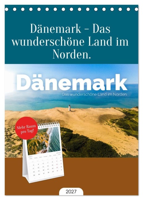 Tischplaner 2027 - Dänemark - Das wunderschöne Land im Norden. (A5 Tischkalender zum Aufstellen) CALVENDO - M. Scott