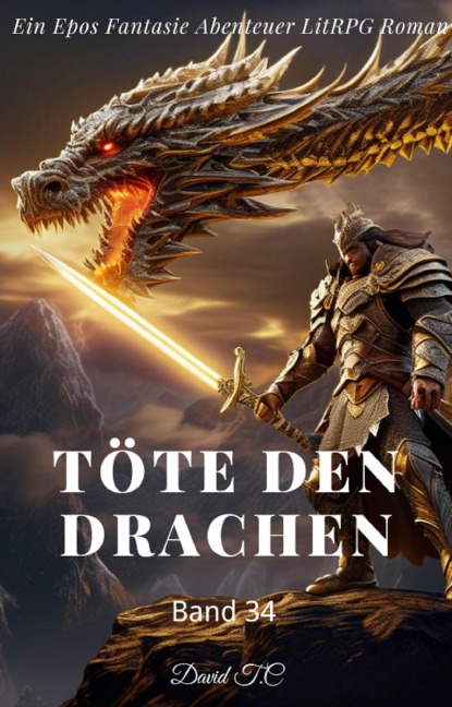 Töte den Drachen:Ein Epos Fantasie Abenteuer LitRPG Roman(Band 34) - David T. C