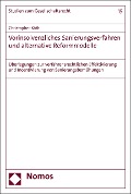 Cover-Bild zum Titel 'Vorinsolvenzliches Sanierungsverfahren und alternative Reformmodelle' von 'Christopher Köth'
