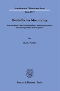 Cover-Bild zum Titel 'Behördliches Monitoring' von 'Therese Neuffer'