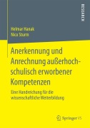 Cover-Bild zum Titel 'Anerkennung und Anrechnung außerhochschulisch erworbener Kompetenzen' von 'Nico Sturm, Helmar Hanak'