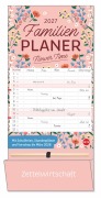 Cover-Bild zum Titel 'Deko-Familienplaner mit Tasche Flower Time 2027' von ''