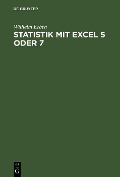 Cover-Bild zum Titel 'Statistik mit Excel 5 oder 7' von 'Wilhelm Erben'