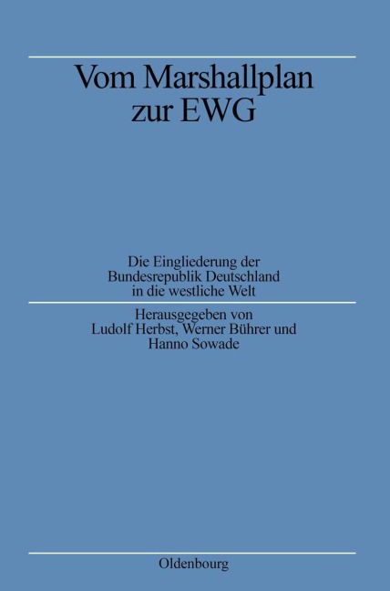 Vom Marshallplan zur EWG - 