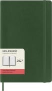 Cover-Bild zum Titel 'Moleskine 12 Monate Tageskalender 2027, Large/A5, 1 Tag = 1 Seite, Weicher Einband, Myrtengrün' von ''
