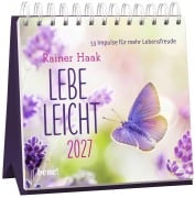 Cover-Bild zum Titel 'Wochenkalender 2027: Lebe leicht' von 'Rainer Haak'